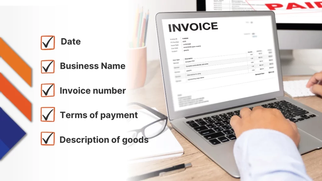 invoicing checklist