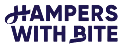 Book a demo 6 hampers with bite logo